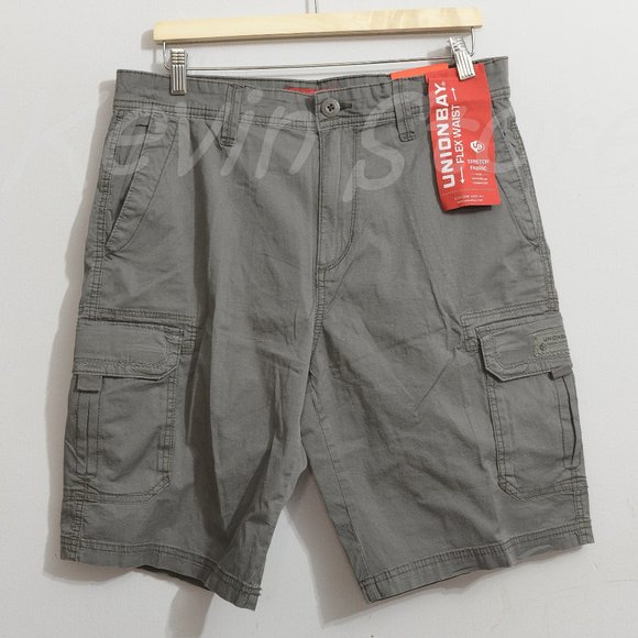 Men cargo short Unionbay Grey - Picture 1 of 7